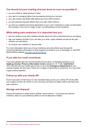 Pain Relief Management Plan - Western Australia, Australia, Page 6