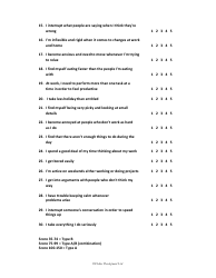 Stress Management a/B Personality Questionnaire - Dallas Development, Page 2