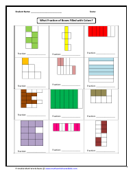 Document preview: Fraction Math Worksheet