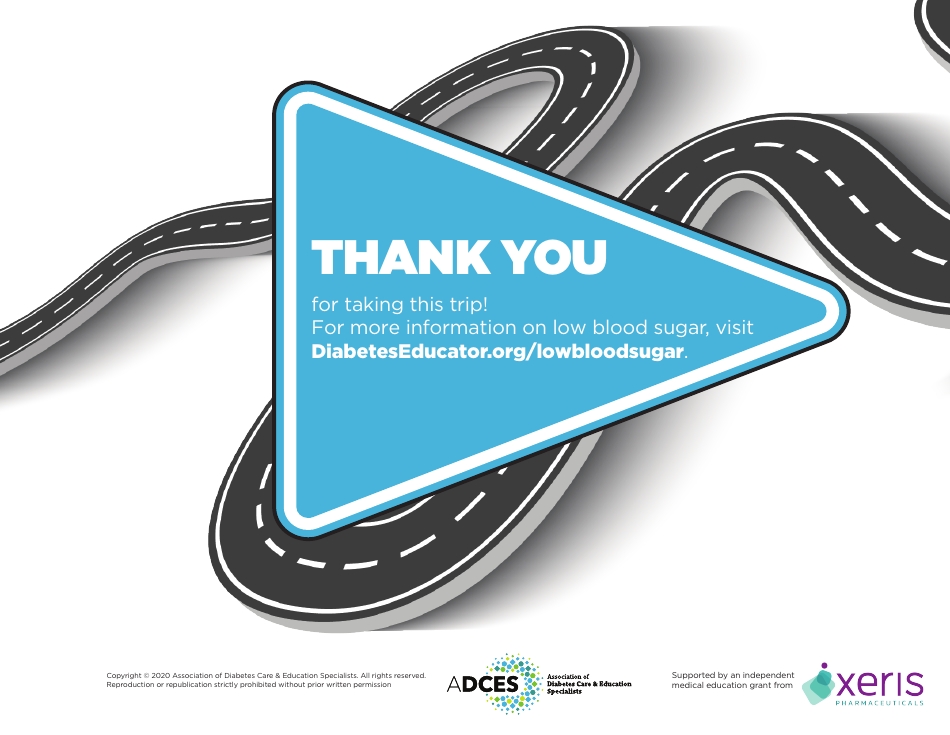 Low Blood Sugar Treatment Planning Road Map, Page 8