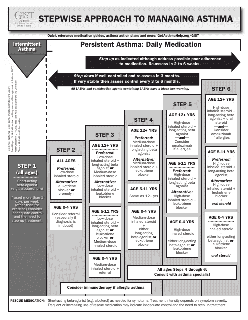 Persistent Asthma Daily Medication Chart - Templateroller