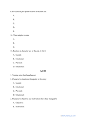 Novel Outline Template, Page 2