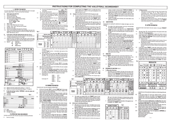 Volleyball Score Sheet - Sask, Page 2