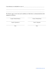 Wedding Catering Contract Template, Page 4