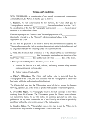Wedding Videographer Contract Template, Page 2