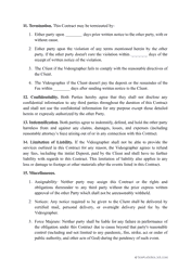 Wedding Videographer Contract Template, Page 4