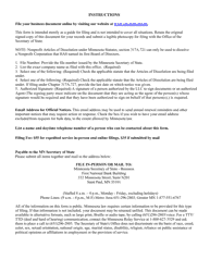 Minnesota Nonprofit Corporation Articles of Dissolution - Minnesota, Page 3