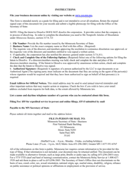 Minnesota Nonprofit Corporation Intent to Dissolve - Minnesota, Page 2