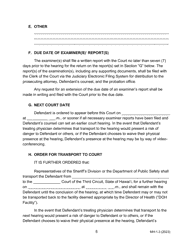 Form MH-1.3 (3C-P-507) Order for Examination of Defendant as to Penal Responsibility Pursuant to Hrs Chapter 704 and Order for Transport - Hawaii, Page 5