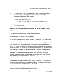 Form MH-1.5 (3C-P-509) Order Granting Motion for Neuropsychological Evaluation of Defendant and Order for Transport - Hawaii, Page 3
