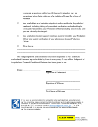 Form MH-5.2 (3C-P-538) Order Granting Application for Conditional Release or Discharge From the Custody of the Director of Health - Hawaii, Page 6