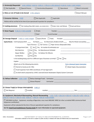 DHEC Form 1769 Retail Food Establishment Application - South Carolina, Page 2