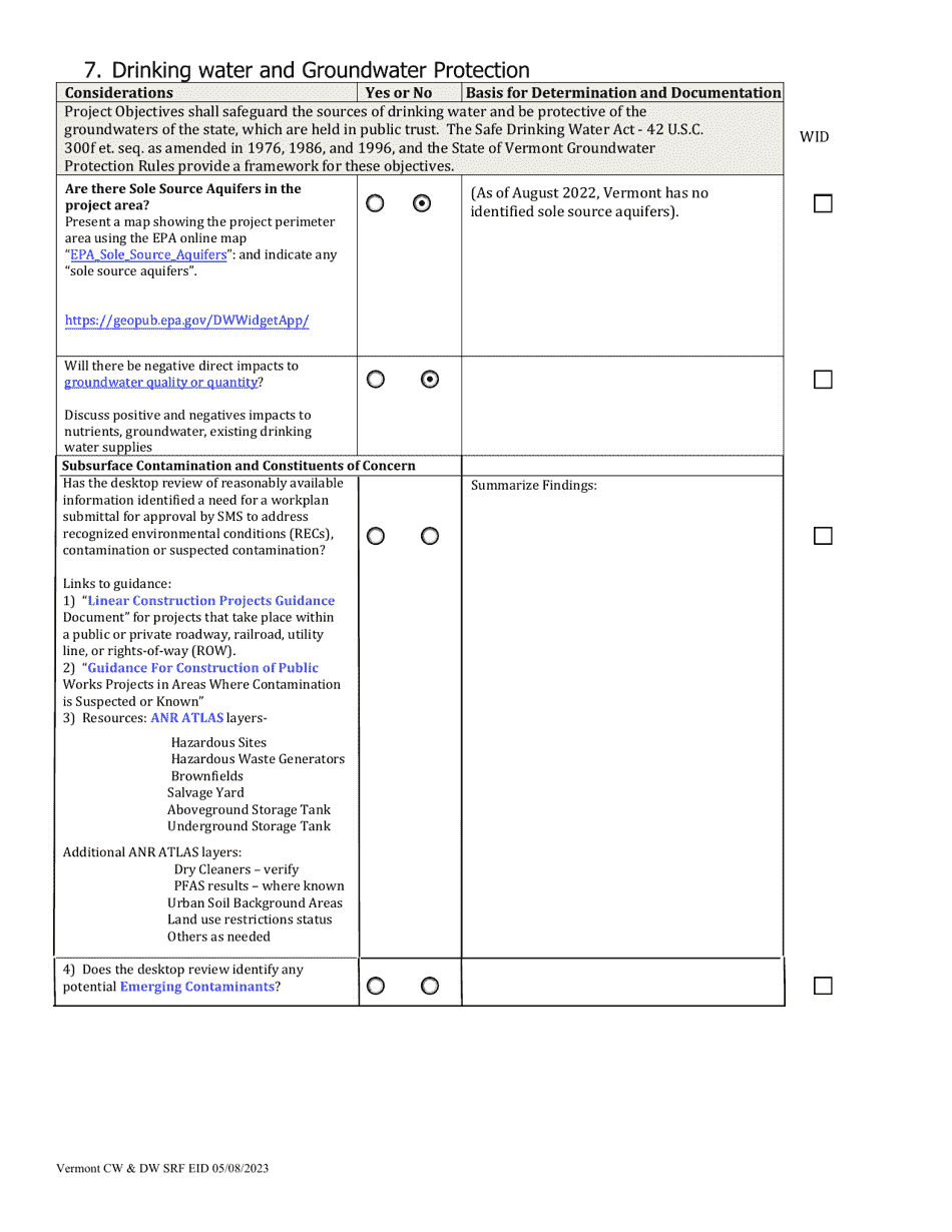 Appendix H Environmental Information Document and Environmental Report - Vermont, Page 11