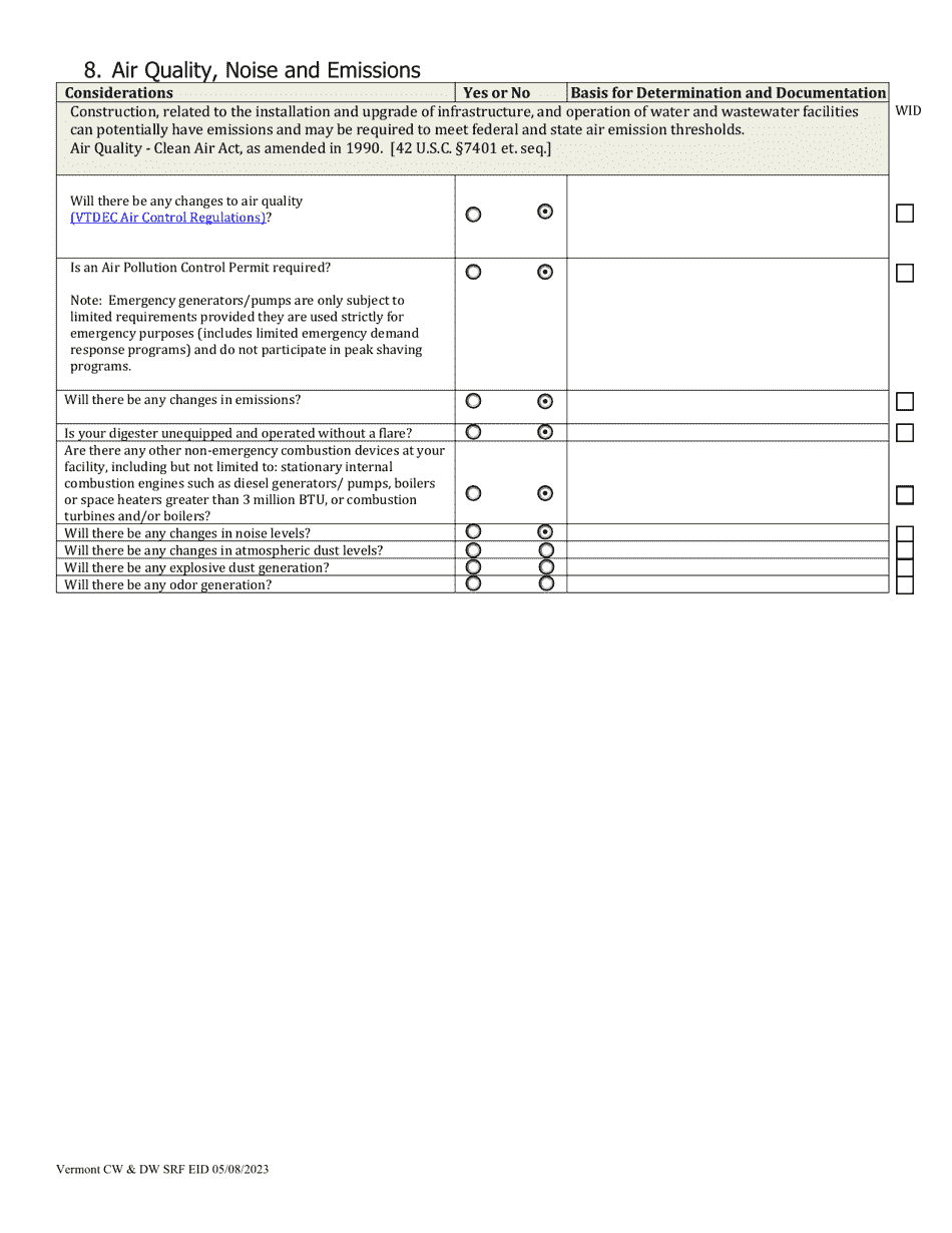 Appendix H Environmental Information Document and Environmental Report - Vermont, Page 12