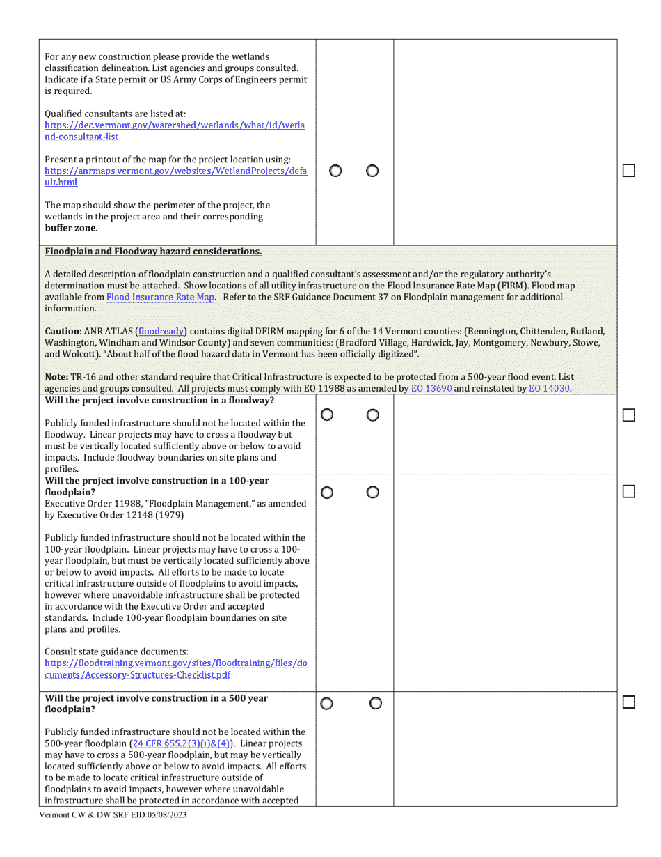 Appendix H Environmental Information Document and Environmental Report - Vermont, Page 8