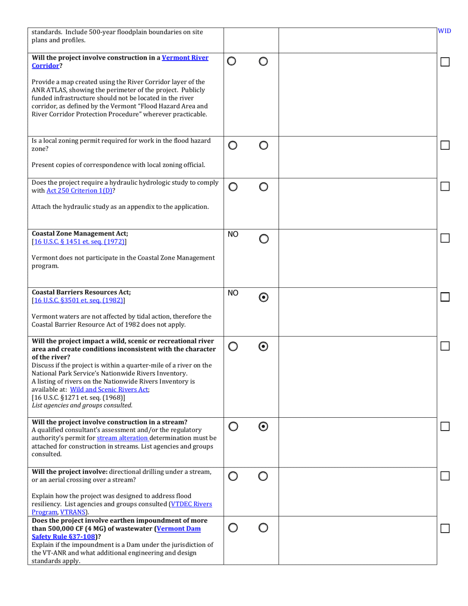 Appendix H Environmental Information Document and Environmental Report - Vermont, Page 9