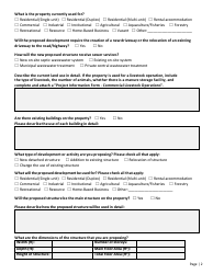 Development Permit Application - Prince Edward Island, Canada, Page 2