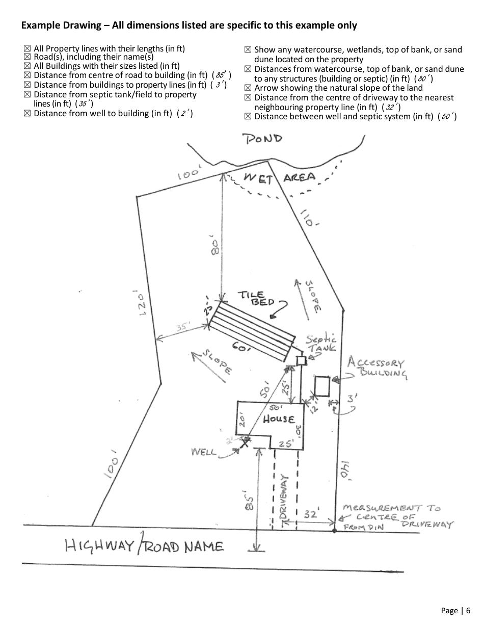 Development Permit Application - Prince Edward Island, Canada, Page 6