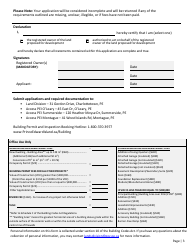 Building Permit Application - Prince Edward Island, Canada, Page 3