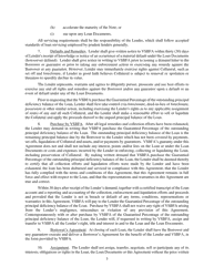 Loan Guaranty Program Agreement - Virginia, Page 3