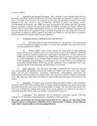 Loan Guaranty Program Agreement - Virginia, Page 4