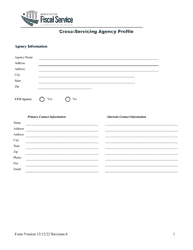 Cross-servicing Agency Profile, Page 2