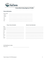 Cross-servicing Agency Profile, Page 4