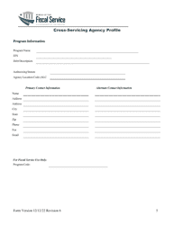 Cross-servicing Agency Profile, Page 6