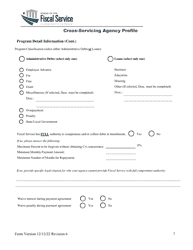 Cross-servicing Agency Profile, Page 8