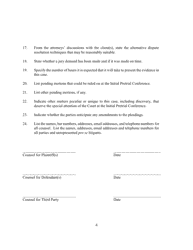 Joint Report of Meeting and Proposed Joint Discovery and Case Management Plan Under Rule 26(F) of the Federal Rules of Civil Procedure - Wyoming, Page 4