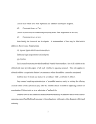 Appendix C Joint Final Pretrial Memorandum - Wyoming, Page 2