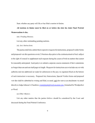 Appendix C Joint Final Pretrial Memorandum - Wyoming, Page 4