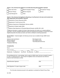 Application for Admh Autism Services - Alabama, Page 3