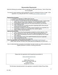 Application for Admh Autism Services - Alabama, Page 4