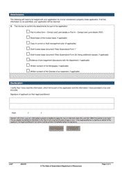 Form LA27 Part B Trustee Lease Application - Queensland, Australia, Page 4