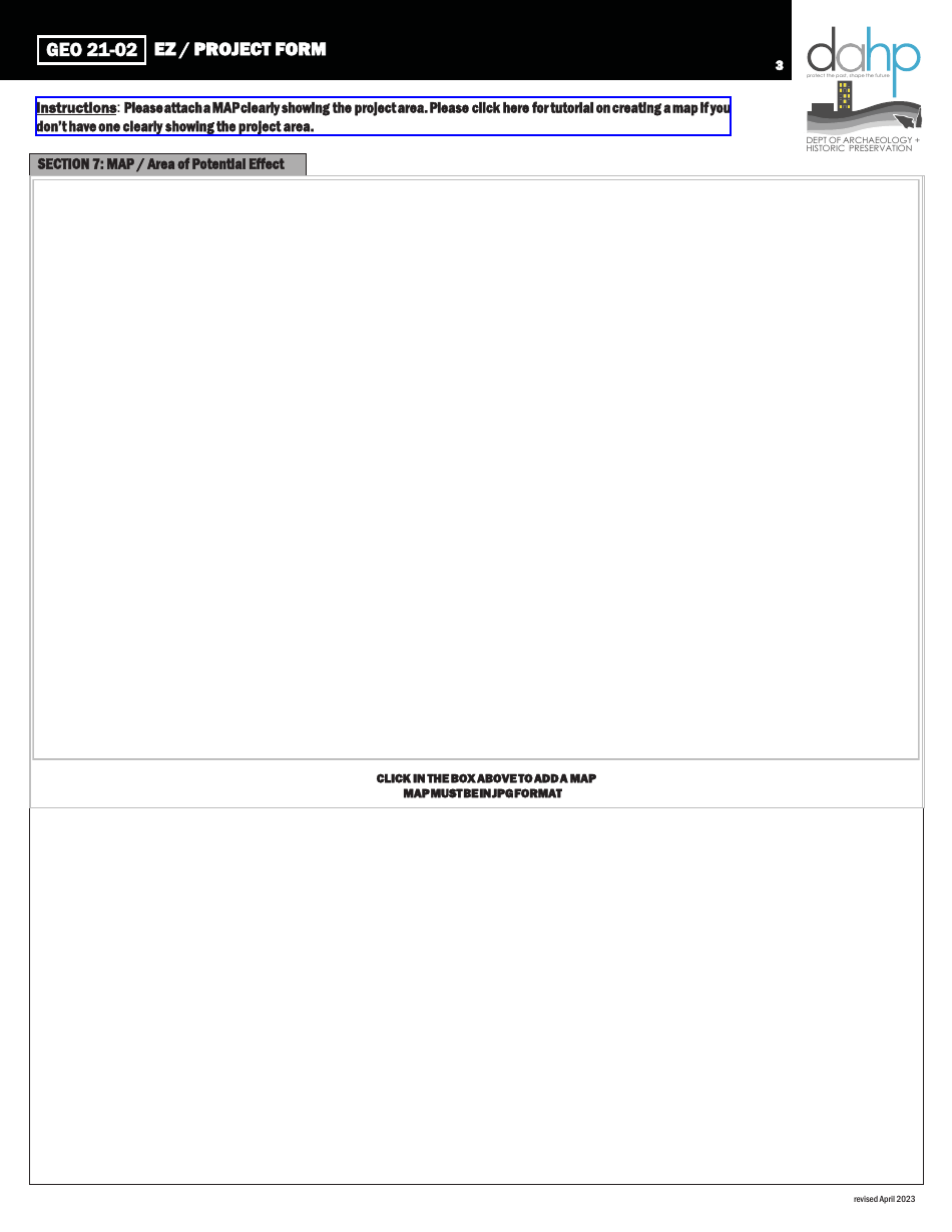 Geo 21-02 Ez / Project Review Form - Washington, Page 3