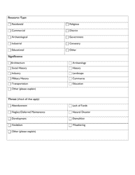 Alabama&#039;s Places in Peril Nomination Form - Alabama, Page 3