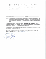 Addendum 1 Request for Proposal 2246-p - Investment Services - Fayette County, Georgia (United States), Page 2