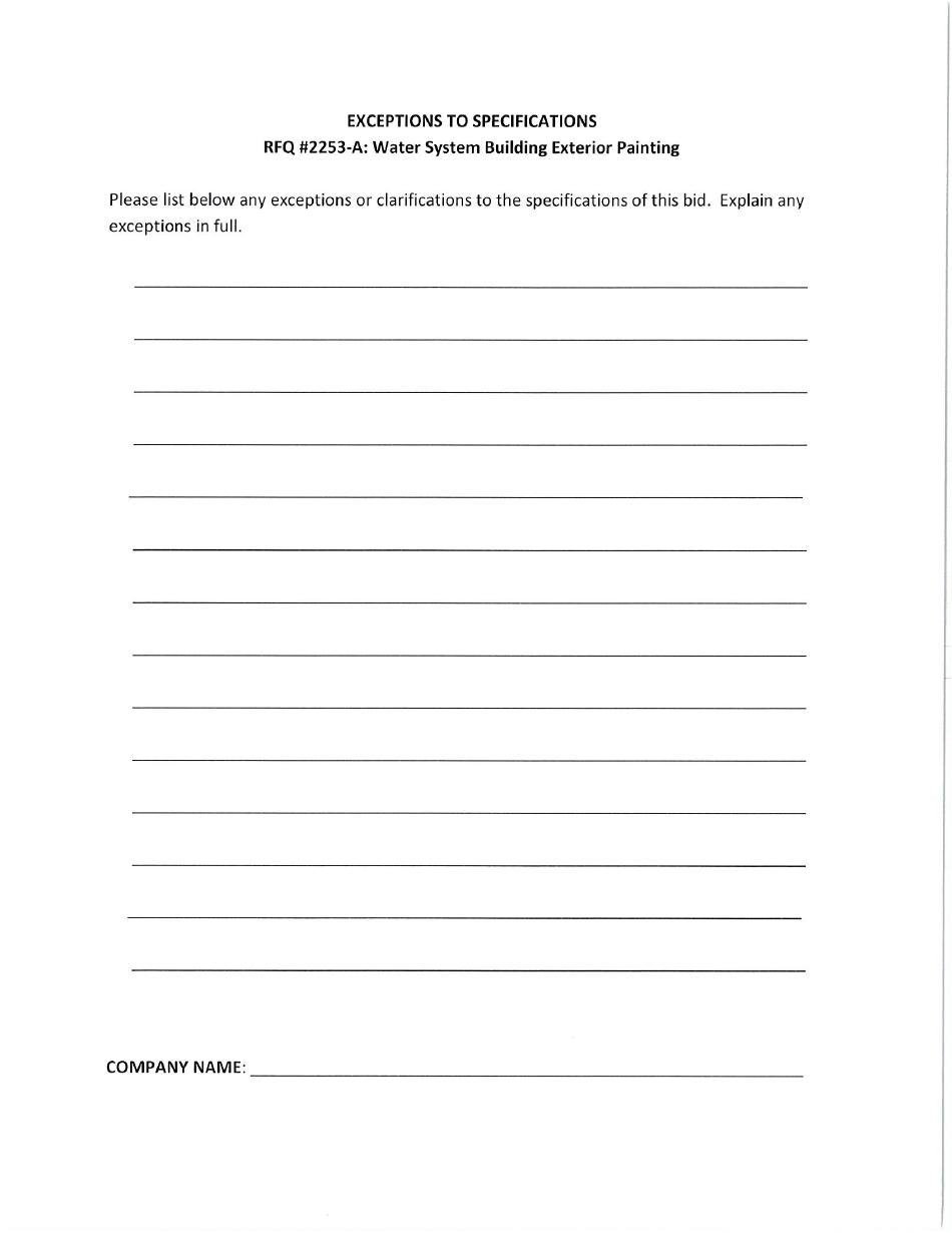 Request for Quote 2253-a - Water System Building Exterior Painting - Fayette County, Georgia (United States), Page 15