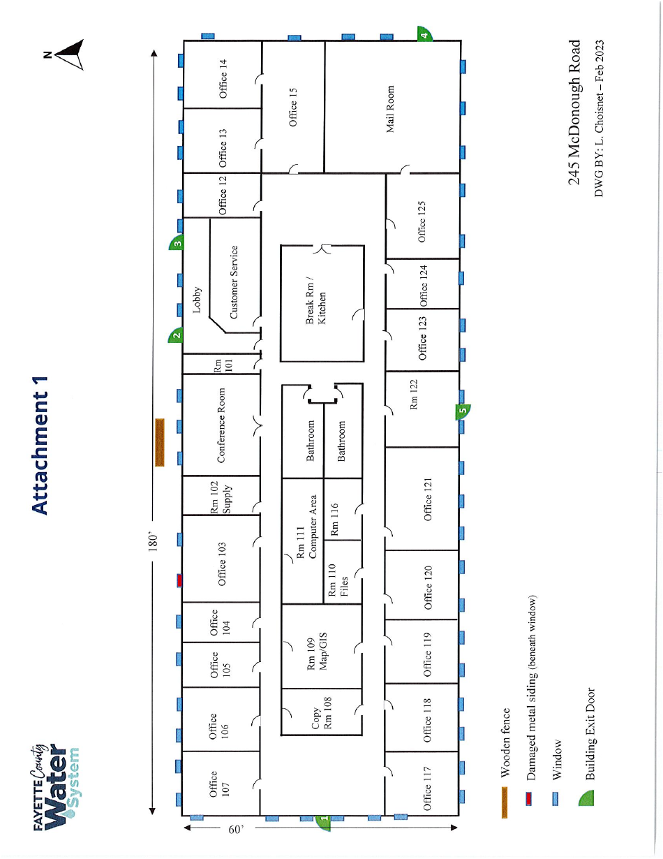 Request for Quote 2253-a - Water System Building Exterior Painting - Fayette County, Georgia (United States), Page 16