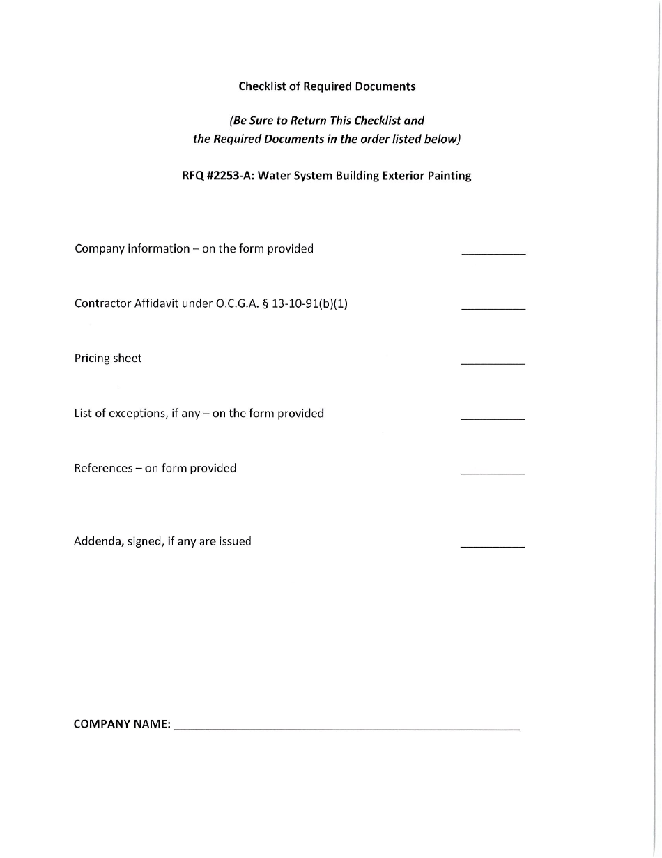 Request for Quote 2253-a - Water System Building Exterior Painting - Fayette County, Georgia (United States), Page 7