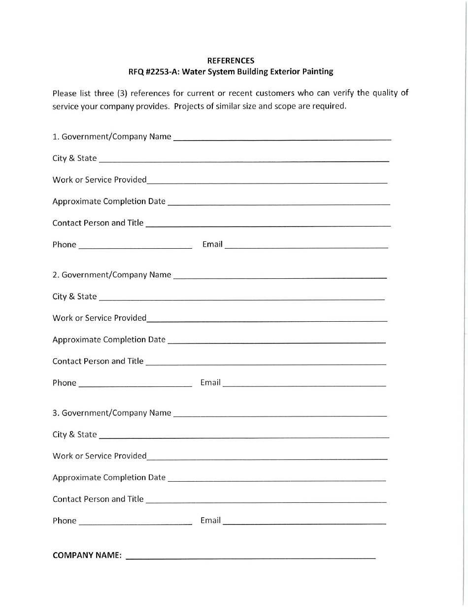 Request for Quote 2253-a - Water System Building Exterior Painting - Fayette County, Georgia (United States), Page 9
