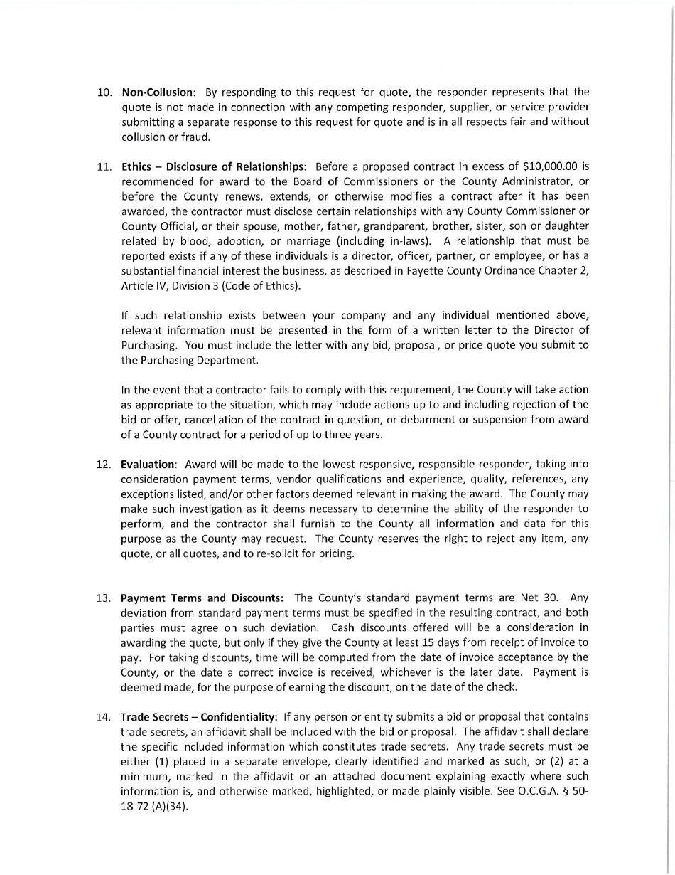 Request for Quote 2264-a - Short-Term Rental Identification Service - Fayette County, Georgia (United States), Page 3