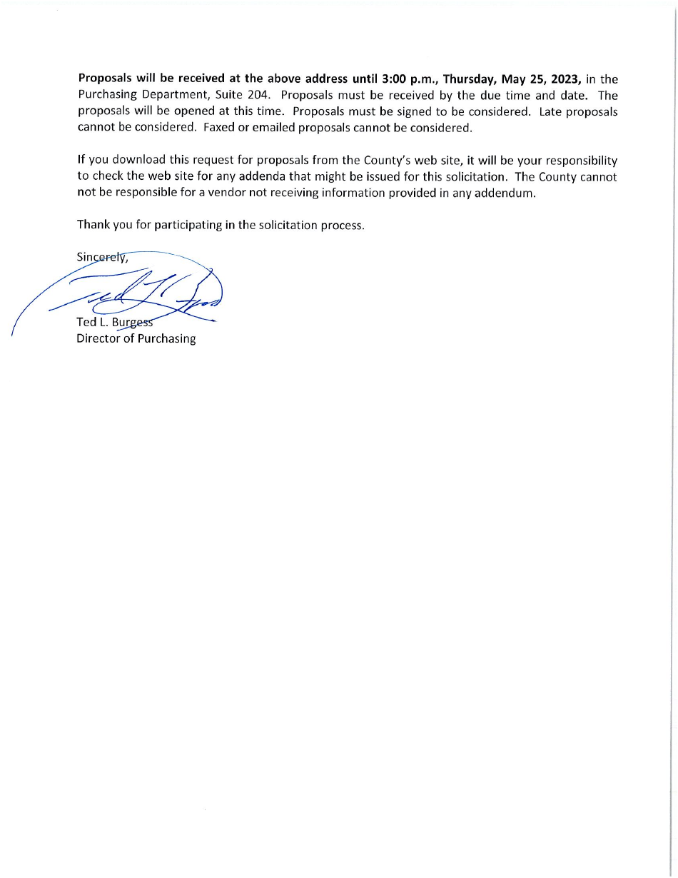 Request for Proposals 2240-p - Fayette County Justice Center Buildout - Architectural  Engineering Services - Fayette County, Georgia (United States), Page 2