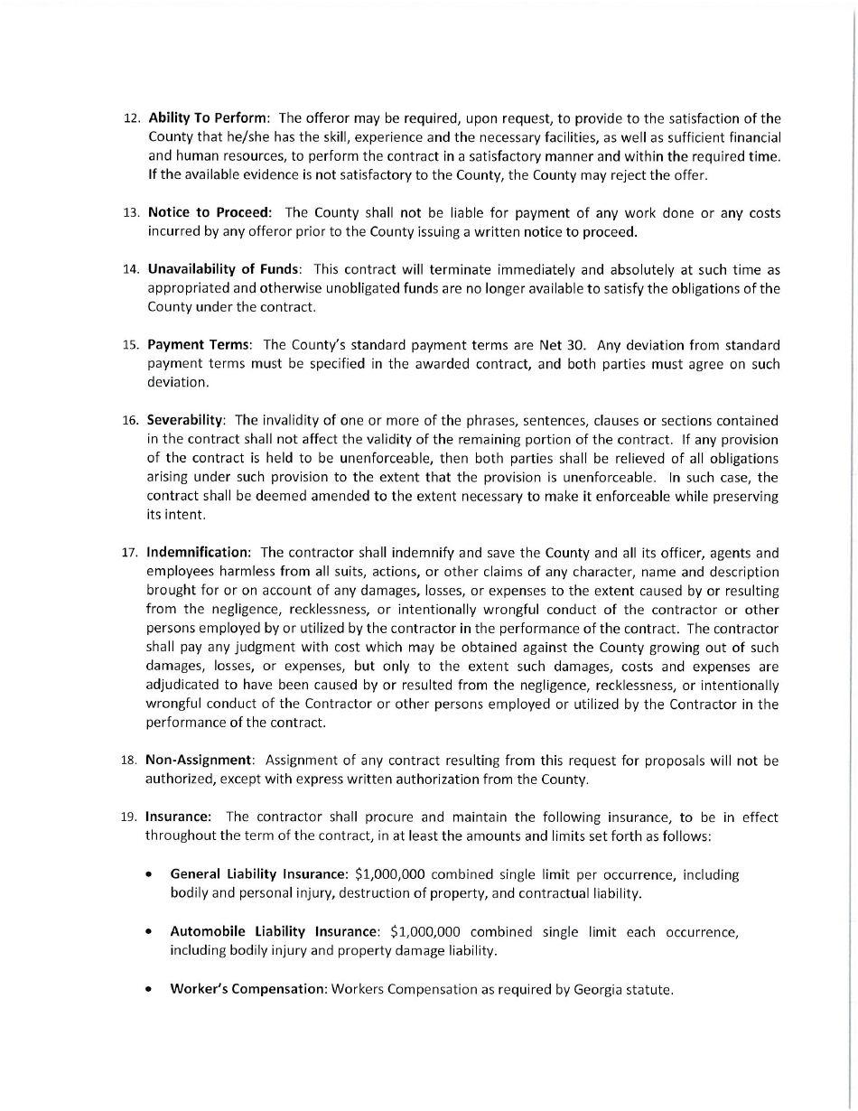 Request for Proposals 2240-p - Fayette County Justice Center Buildout - Architectural  Engineering Services - Fayette County, Georgia (United States), Page 5