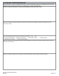 Support Level Review Request Form - Colorado, Page 5