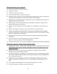 Pre-construction Notification - Ridot and Army Corps of Engineers Ri Programmatic General Permit Application Review Checklist - Rhode Island, Page 4