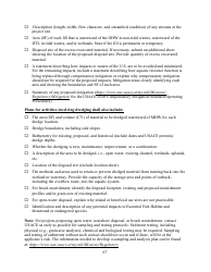 Pre-construction Notification - Ridot and Army Corps of Engineers Ri Programmatic General Permit Application Review Checklist - Rhode Island, Page 7