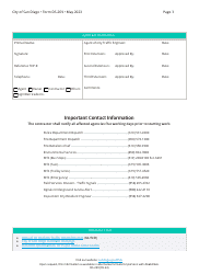 Form DS-269 Traffic Control Plan/Permit - City of San Diego, California, Page 3