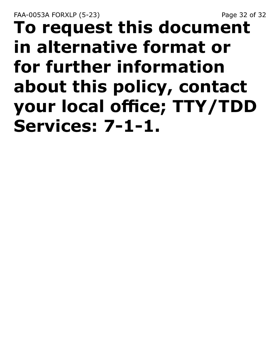 Form FAA-0053A-XLP Verification of New / Current Employment (Extra Large Print) - Arizona, Page 32